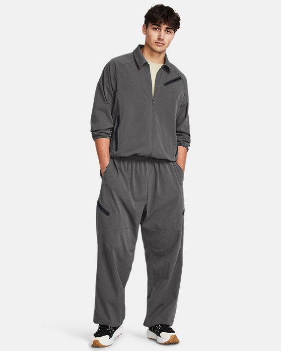 Men's UA Unstoppable Vent Cargo Pants, Gray, pdpMainDesktop image number 2